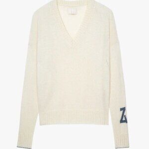 Zadig & Voltaire Rosy Cashmere Sweater Jumper Pullover Top